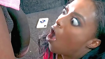 Black stepdad surprises his sexy step daughter masturbating - ebony porn