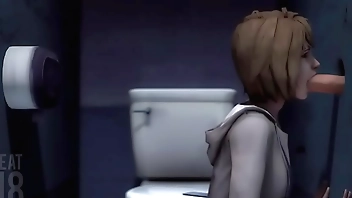 Max meets a cock in the glory hole - Life is Strange - Credit on GreatM8