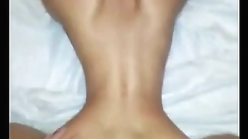 Asian hottie with tiny waist fucked pov doggystyle