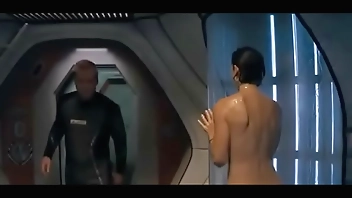 Carrie Anne Moss shower scene in red planet