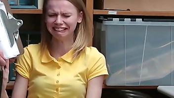 Lovely teen shoplifter Catarina gets banged