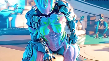 Warframe porn Oberon x Hildryn