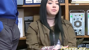 Curvy teen with big tits is a cock.