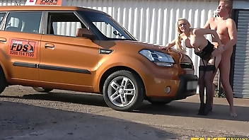 Fake Driving School Amber Jayne fucked by her husband