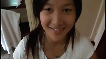 Very Asian Super Cute and innocent looking Pinay babe sucks and fucks like a pro ft. Irish