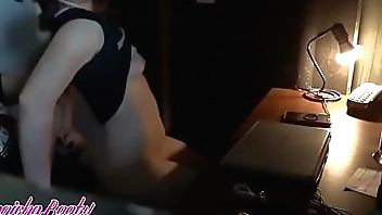 Sex on hidden camera Boss eating internship teen at office - watch part 2 on HiddenCamPlus.com