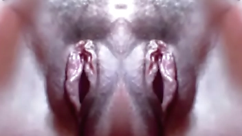 This double vagina is truly monstrous put your face in it and love it all!