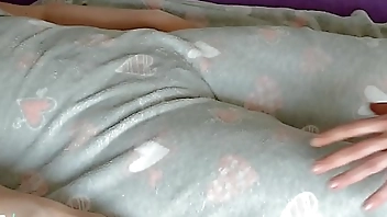 Amateur Romantic Massage - European Babe under hairy Blanket