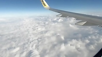 Public Airplane Blowjob
