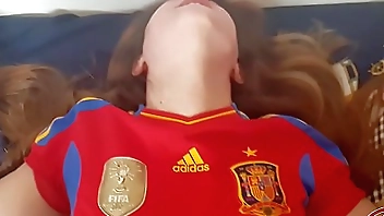 Spaniard Horny Teen helps him to lost his virginity ( Creampie )