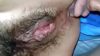 Girlfriend's pussy squirt during fisting