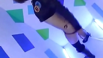 Nana Kitami sexy dancing and striptease