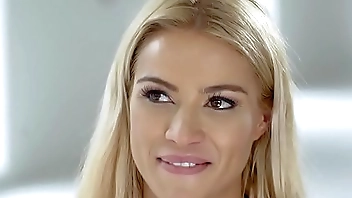 TeamSkeet - Fit Blond (Cherry Kiss) Sucks Off Her Hot Trainers Cock