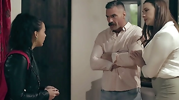 Crazy Receptionist Whitney Wright Moves in with her Crush and His MILF Wife Chanel Preston