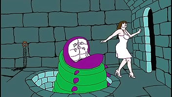 La Vore Girl vs Giant Worm