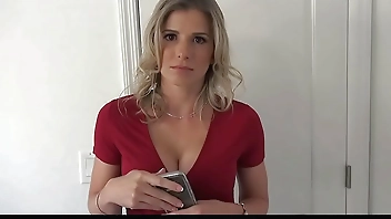 stepson checks stepmom tits