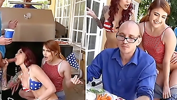 BANGBROS - 4th Of July Threesome With Monique Alexander, Adria Rae & Juan El Caballo Loco