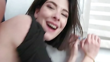 Barely legal teen slut Sara Bell DAP'ed to the extreme by seven dudes