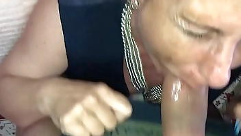 I fucked the throat and ass of this sexy milf in black pantyhose who is a real sex slut