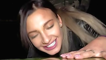 Public Agent Sexy tattooed horny minx night time fuck and facial