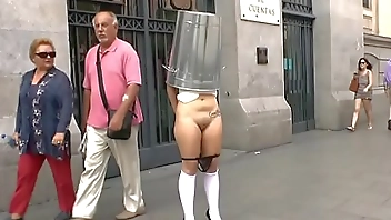 Spanish slave naked d. in public