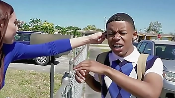 BANGBROS - Young Black Student Lil D Gets Anatomy Lesson From Aidra Fox