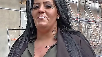 GERMAN SCOUT - BBW Teen Ashley bei Strassen Casting gefickt