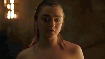 Maisie Williams/Arya Stark Hot Scene-Game Of Thrones