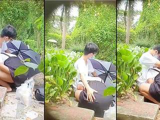 Fucking hot: Nippon couple go nude in park for XXX Toyko fuck fest