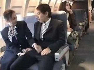 Asian Flight Attendant's Mid-Air Nippon Tekoki Treat with XXX Porn Thai