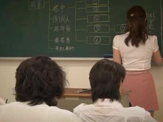 Busty Nippon Teacher Gets Fucked by Students in XXX Tokyo Adult Adventure