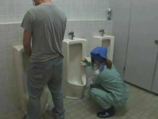 Japanese Toilet Cleaner Gets Porn-worthy Surprise with XXX Hot Sex on Duty in Tokyo