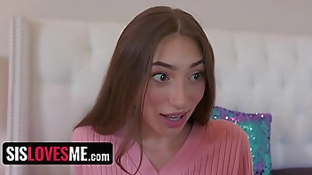 Playing Truth or Dare With My StepSister And Her Lesbian Best Friend Turns Into A Taboo Threesome