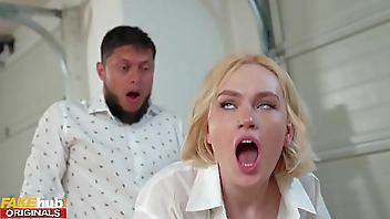 FAKEhub - Used Car Sales Girl uses her pussy to sell a right old banger