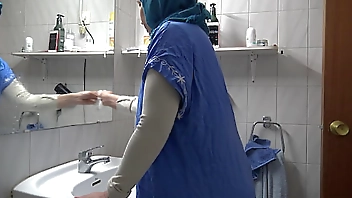 perverted german man fucks his muslim cleaning maid