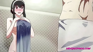 Shower Step Fantasy SEX Between StepSis and Bro - ANIME HENTAI