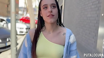 PutaLocura - Skinny Spaniard Briseida Myers is picked up by Torbe