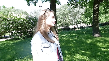 Park Flash: Casting Call Turns into Steamy Fuck With Cute Blondie