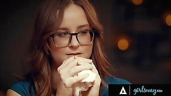 GIRLSWAY - Lonely Woman Cheats On Her Husband With His Boss' Wife Angela White During Couple Dinner