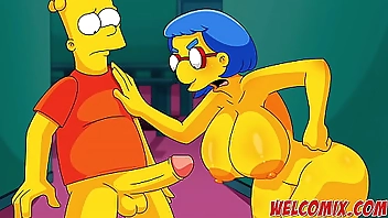 The best tits and butts in adult cartoons! Simptoons, Simpsons hentai!