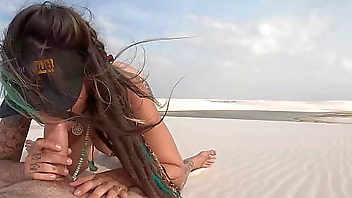 Having sex in the middle of Lencois Maranhenses - Alemaohub