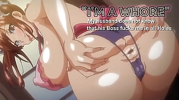 I'm a WHORE: My Husband Doesn't Know That I Have To Suck His Boss's Dick And Let Him Fuck Me In The Ass For Husband's Career Growth At Work / HENTAI / Anime / Toons