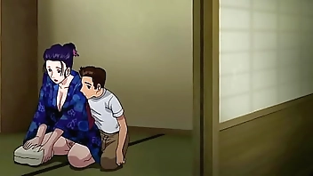 Touching my Step Mom with my Step Sister - Uncensored Hentai