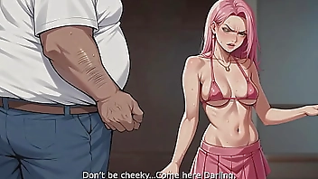 Young tiny small stepdaughter hummiliated by her old fat ugly stepfather (Hentai/3D/Animated)