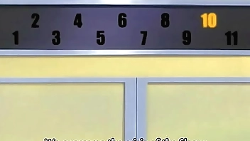 Dirty hentai school girl gets gangbanged in her wet pussy on train