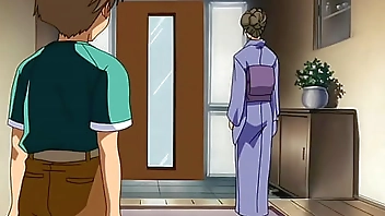 Busty lactating milf rides her hentai slave boy in the dungeon