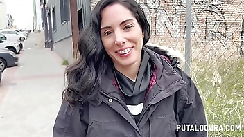 PutaLocura - Torbe catches Spanish brunette Linda del Sol and fucks her in the ass