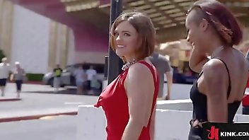 Two Hot Hookers get Bound and Fucked on Vegas Road Trip