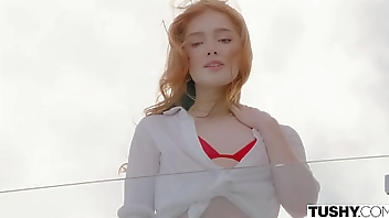 TUSHY Stunning Insatiable Jia Has Intense DP Orgasm