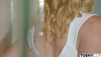 TUSHY Blonde MILF Charlie Fulfills Her Insatiable DP Desire